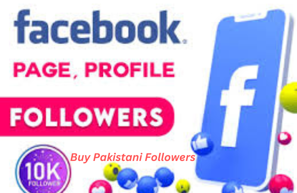 Guide cover image titled 'How to Buy Real and Affordable Facebook Followers in Pakistan,' featuring social media icons and Pakistani flag.