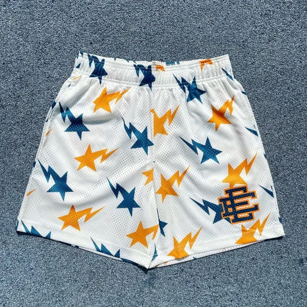 Bape White Shorts
