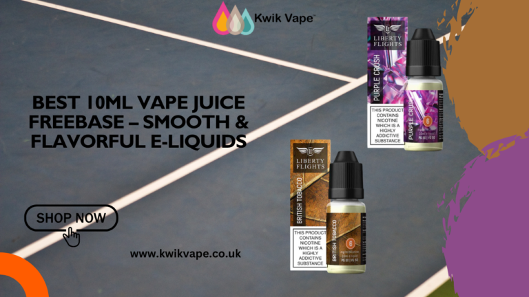 10ml Vape Juice Freebase