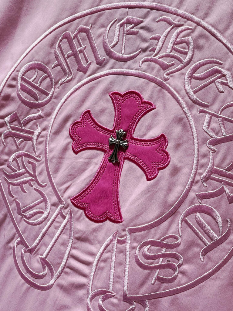 Chrome Hearts Casual T-shirt Pink 2