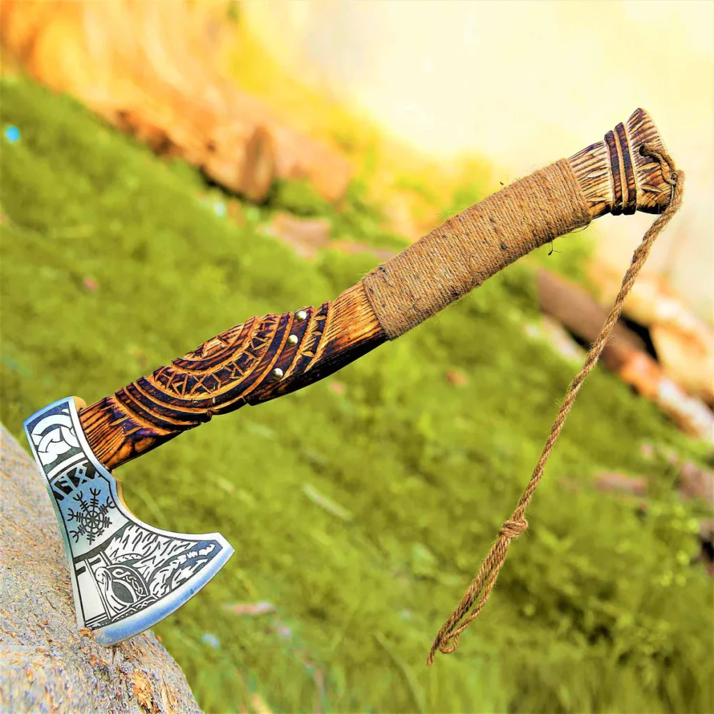 Authentic Handmade Viking Axe For Sale