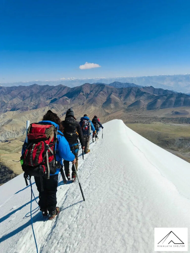 Kang yatse 2 trek with Himalaya Shelter