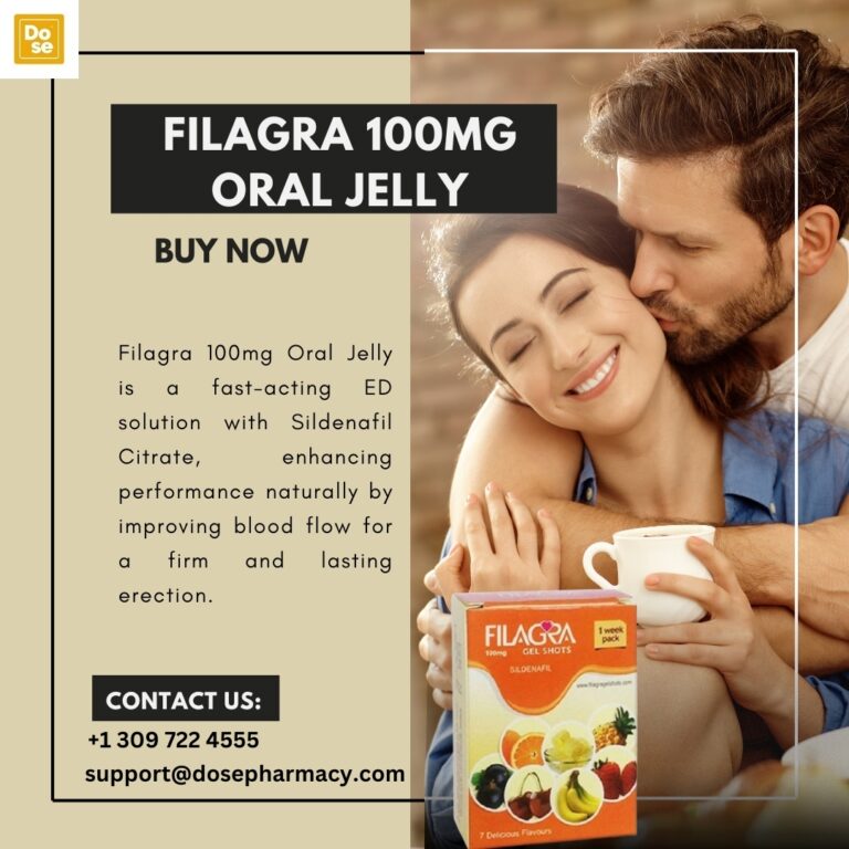 Filagra Gel Shots: Dosage, Benefits, and Side Effects