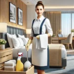 DALL·E 2025-04-22 15.46.45 - A realistic and professional featured image for a blog post about writing a CV for housekeeping jobs in the UAE. The image should show a tidy hotel ro