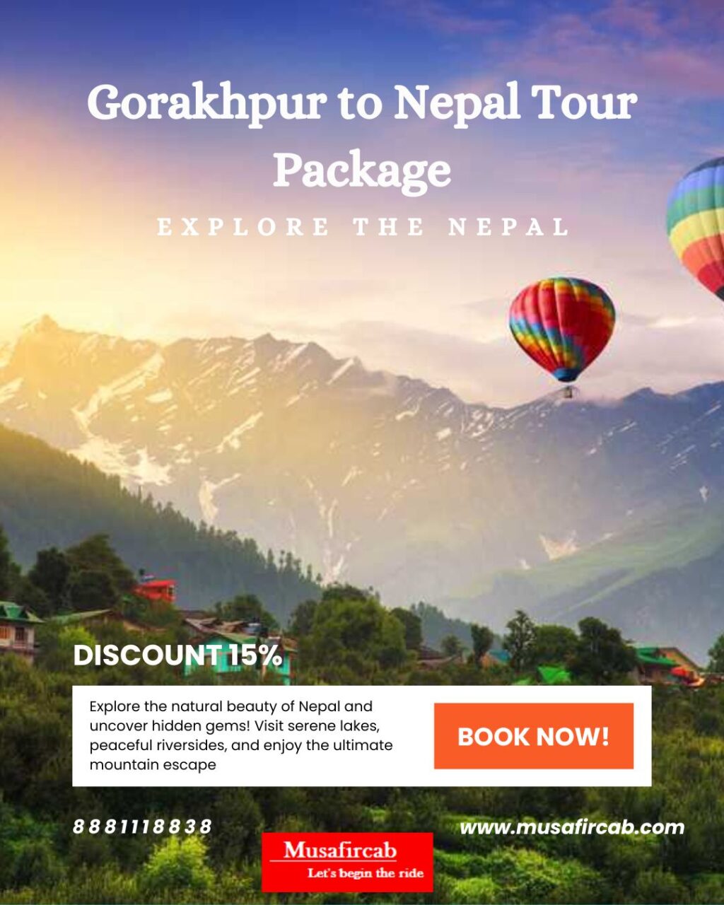 Gorakhpur to Nepal Tour Package