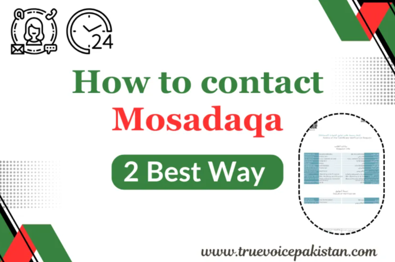 How to contact Mosadaqa
