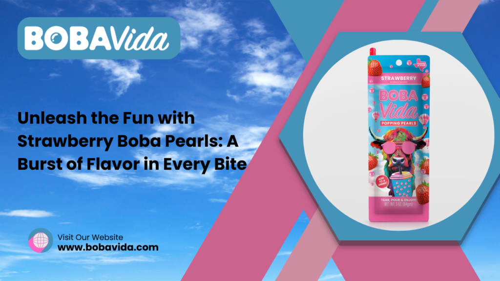 Strawberry Boba Pearls