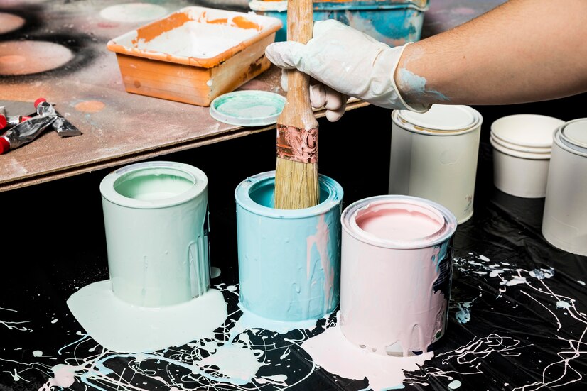 Pigments for epoxy resin
