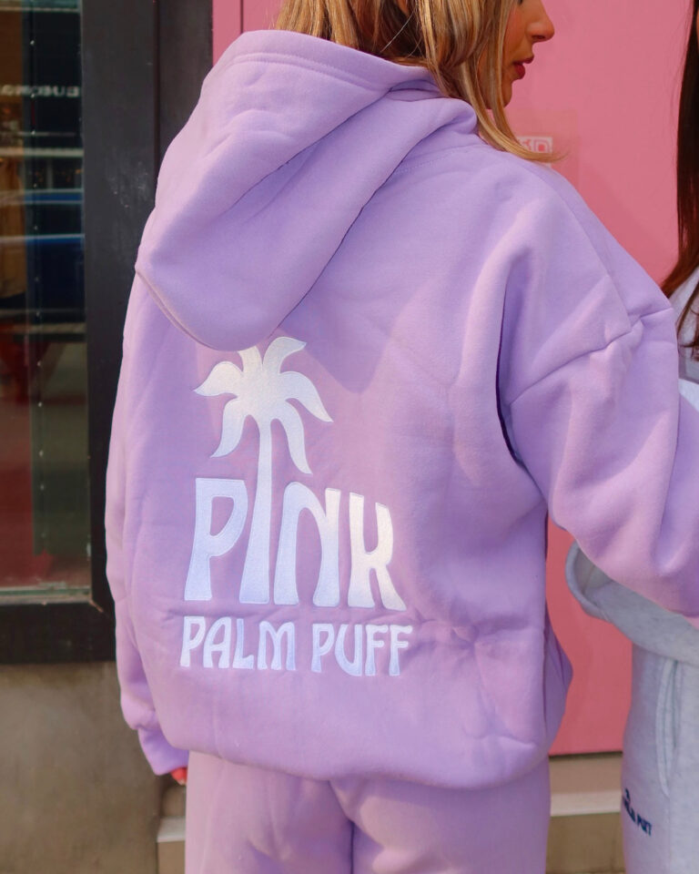 pink palm puff
