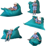 Pouf rectangulaire multipositions