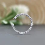 lab grown diamond wedding band