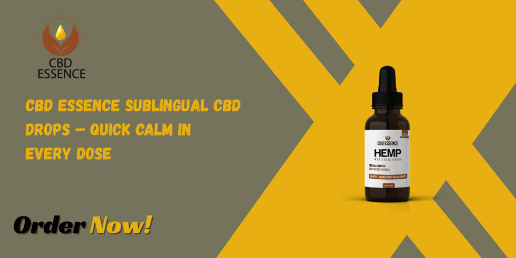 Sublingual CBD Drops