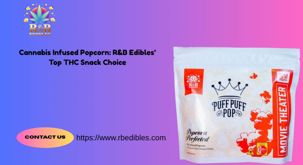 Cannabis infused popcorn