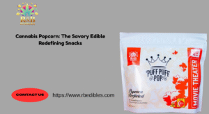 Cannabis infused popcorn