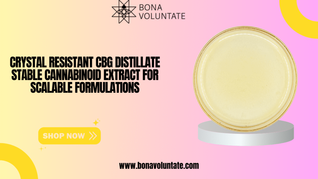 crystal resistant cbg distillate