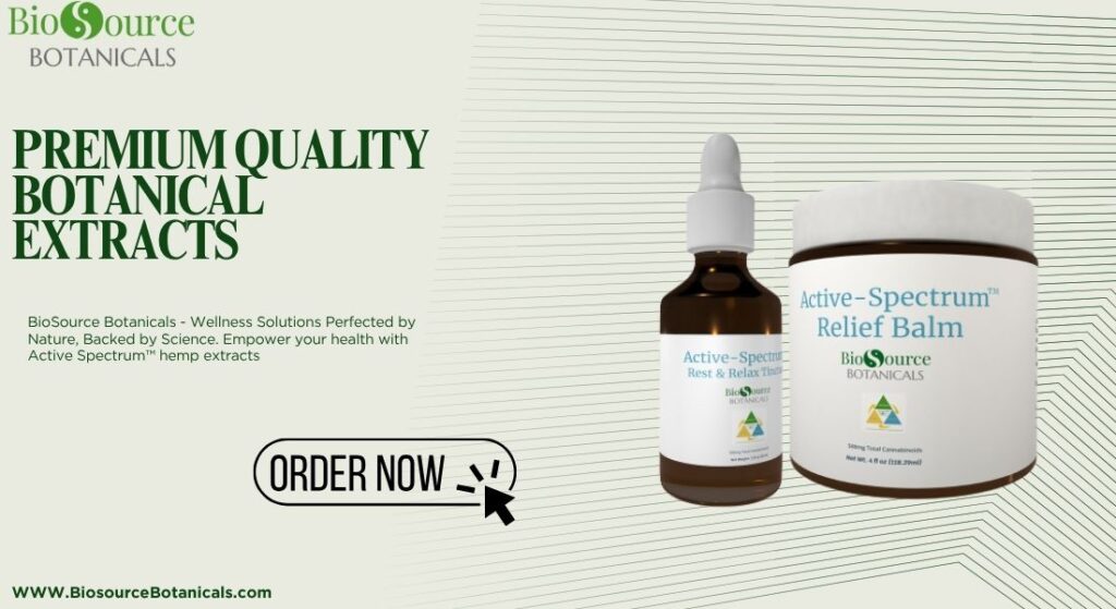 Premium quality botanical extracts