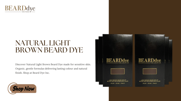 Natural light Brown Beard Dye