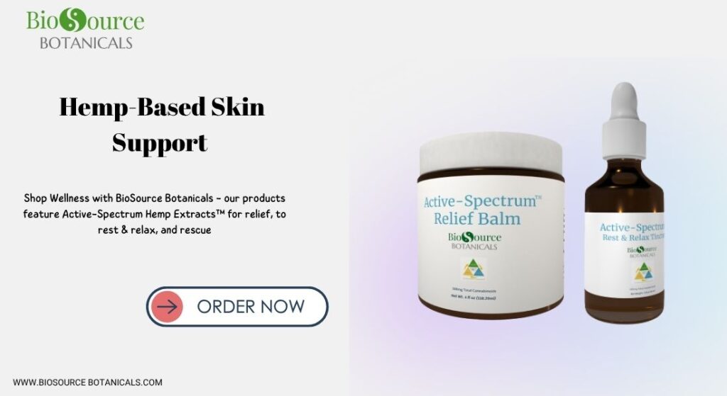 Hemp-Based Skin Support