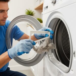 akron cleaning dryer lint trap 2 (1)