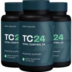 "Total Control 24 prostate support supplement bottle with natural ingredients for urinary health and prostate wellness"