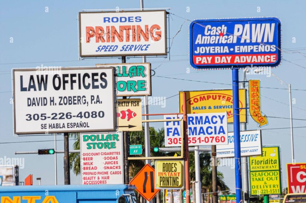 commercial signage
