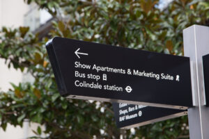 wayfinding signs