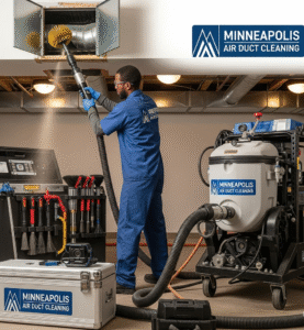 Negative Pressure Air Duct Cleaning