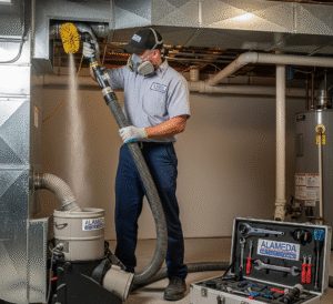 Negative Pressure Air Duct Cleaning