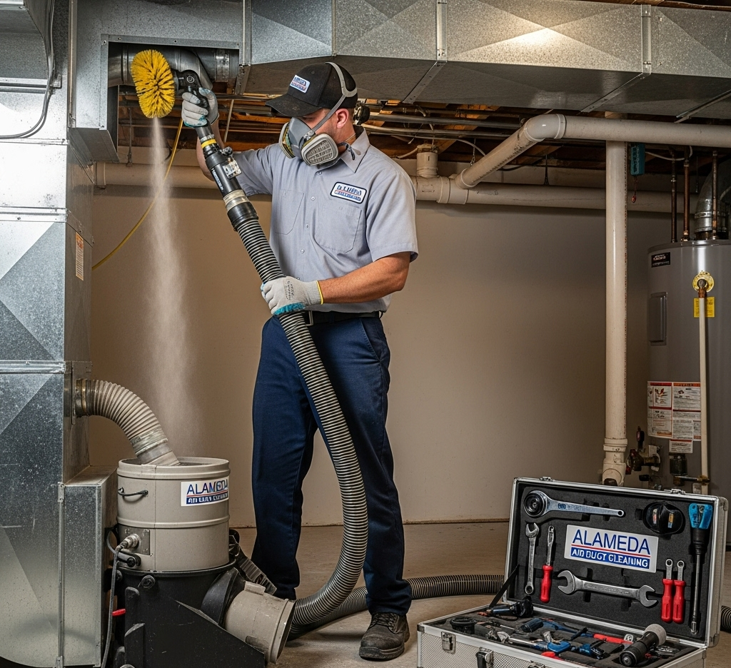 Negative Pressure Air Duct Cleaning