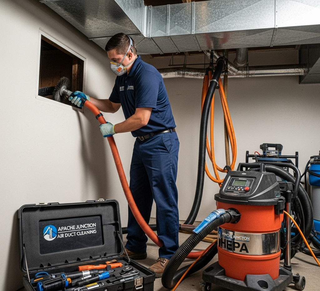 Negative Pressure Air Duct Cleaning