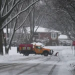 snow plowing