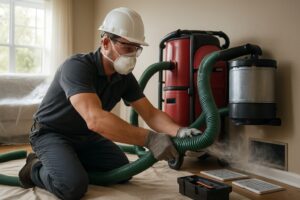 Negative Pressure Air Duct Cleaning