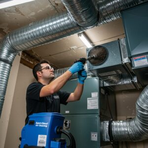 Negative Pressure Air Duct Cleaning
