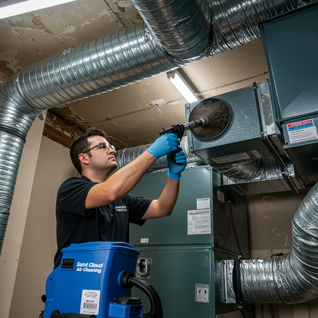 Negative Pressure Air Duct Cleaning