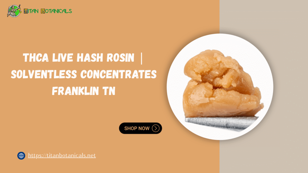 THCA Live Hash Rosin
