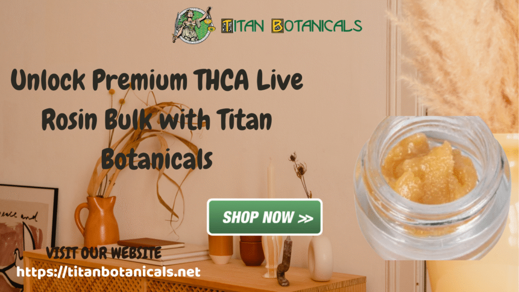 THCA live rosin bulk
