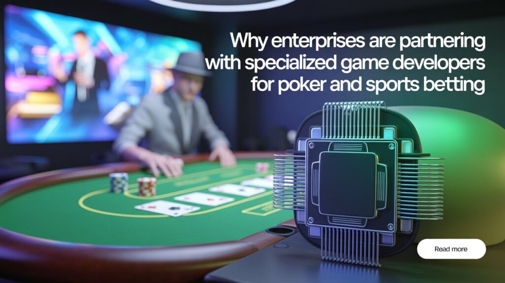 Enterprises are Partnering with Specialized Game Developers for Poker and Sports Betting?