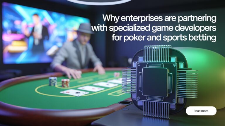 Enterprises are Partnering with Specialized Game Developers for Poker and Sports Betting?