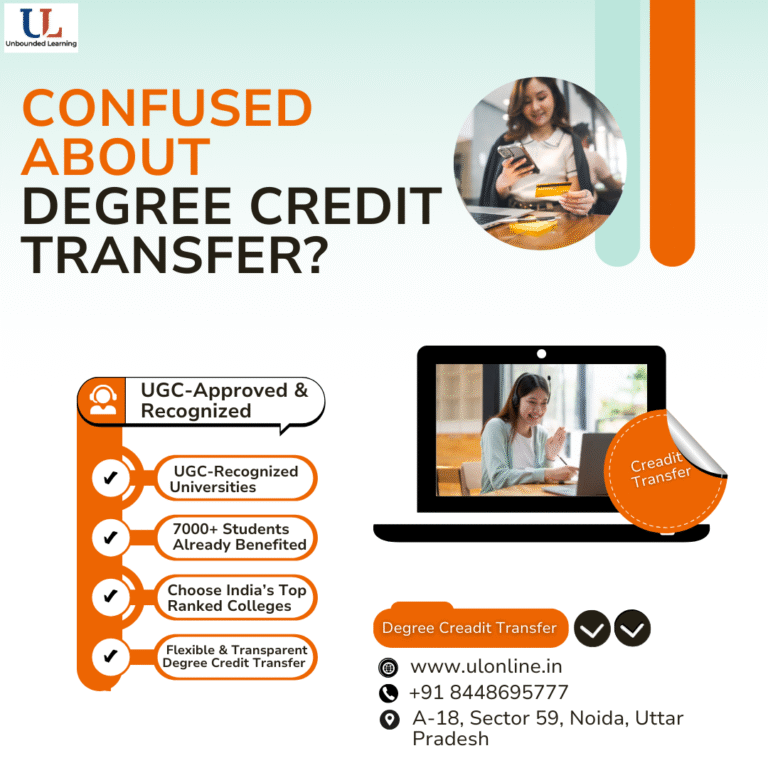 Students exploring Degree Credit Transfer options in India