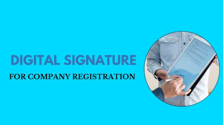 Digital Signature for Company Registration