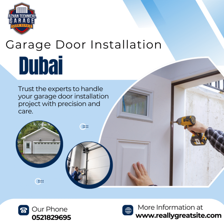 Garage door installation Dubai