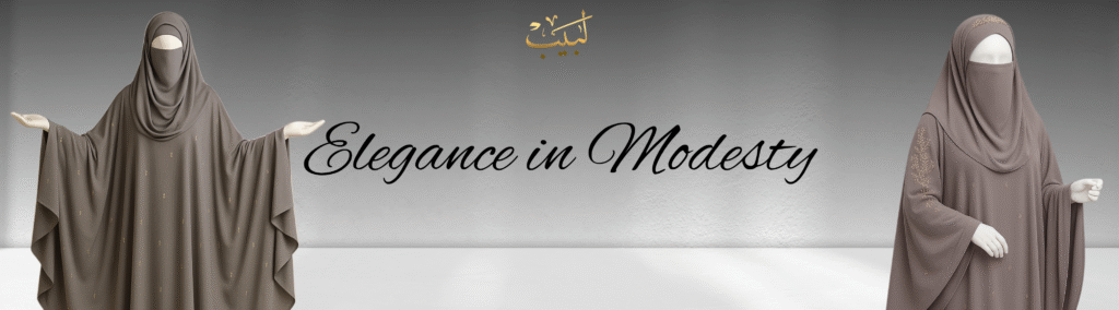 Elegant Labaib Abaya blending modesty with modern style.