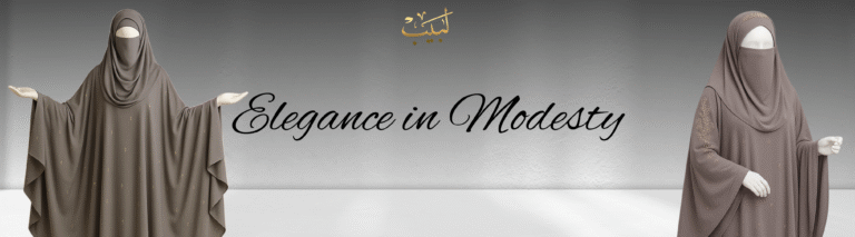 Elegant Labaib Abaya blending modesty with modern style.