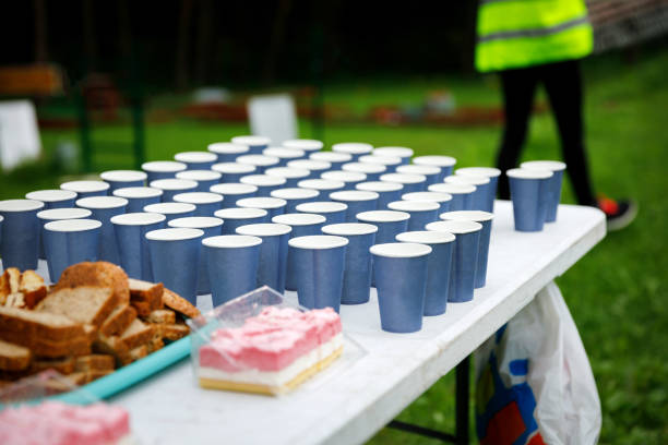 Snack and water for participants of sport competition