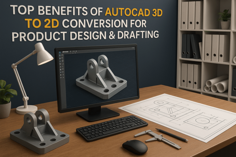AutoCAD 3D to 2D Conversion for Product Design