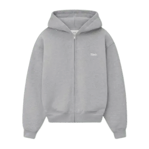 front view of rhude hoodie in soft cotton fabric