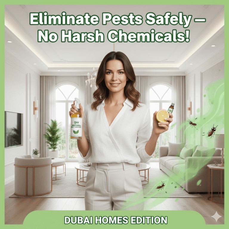 How to Eliminate Pests Safely Without Using Harsh Chemicals in Dubai Homes