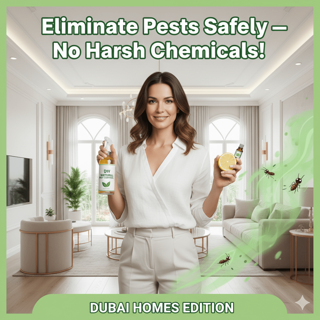 How to Eliminate Pests Safely Without Using Harsh Chemicals in Dubai Homes