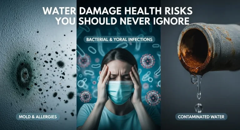 Water Damage Health Risks You Should Never Ignore