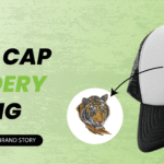 Professional cap digitizing process creating high-quality embroidery designs on curved caps.